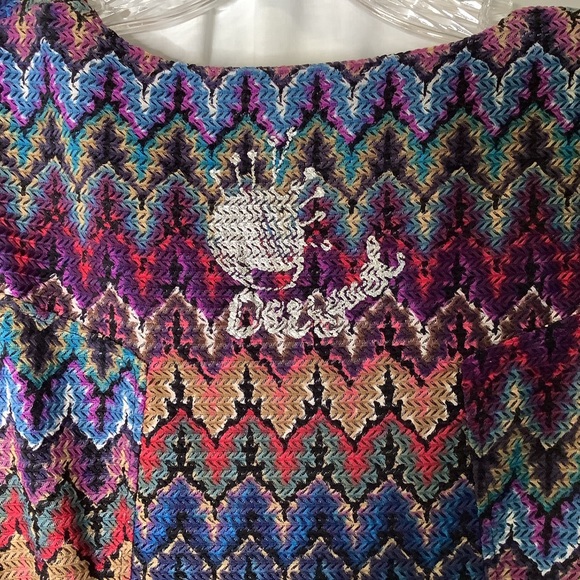 Desigual La Vida Chula Multicolored Sleeveless Dress Sz S - Picture 11 of 12